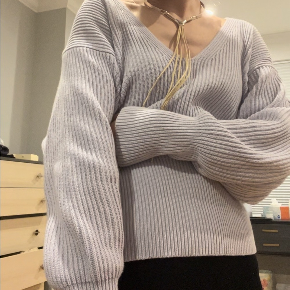 Free People Taro Purple Sweater